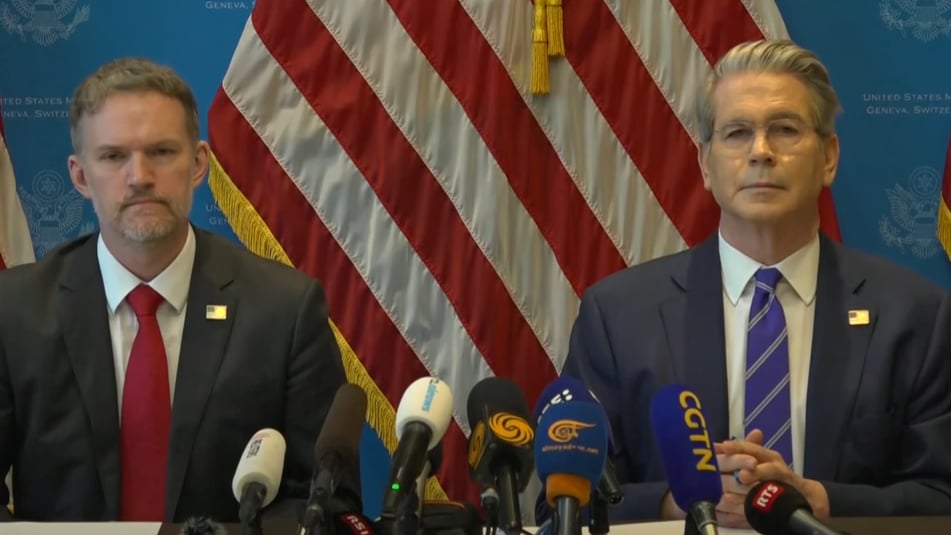 US Treasury Secretary Scott Bessent and Trade Representative Jamieson Greer delivered a press conference immediately after the announcement