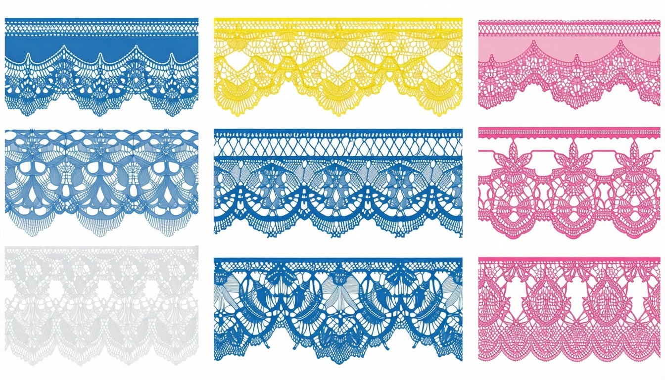 Diverse Lace Designs and Styles